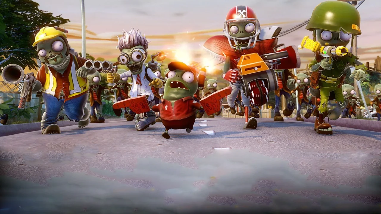 Official EA Plants vs Zombies Garden Warfare 2 battle screenshot